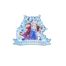 Disney 15件套全新迪士尼冰雪奇缘主题蛋糕装饰品，适用于装饰冰雪奇缘主题蛋糕及各种节日场合 - 彩色 - 查看 2