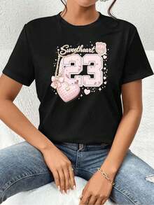 Women T-Shirts - Black - View 1