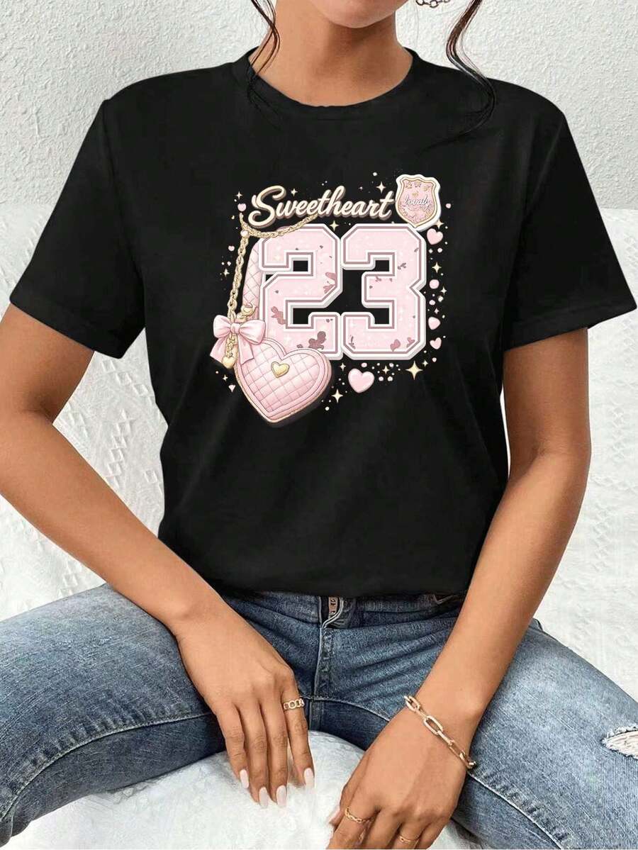 Women T-Shirts - Black - View 1