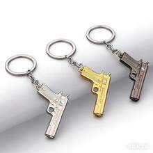 1 Peça Chaveiro Metálico Criativo Mini, Acessório de Carro Masculino, Pingente de Chaveiro Modelo de Simulação - Multicolorido - Visão 3