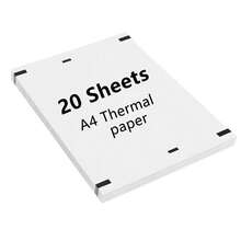 Giấy in nhiệt A4 khô nhanh, độ phân giải cao, giấy in hình xăm cho văn phòng, in ảnh, PDF, tài liệu A4 cho trường học. - Xem 10