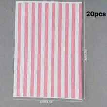 10 pièces/20 pièces/50 pièces Sacs d'emballage cadeau de vacances, petits sacs en papier cadeau, sacs en papier à motif rayé, sacs d'emballage cadeau bonbon épaissis, sacs en papier cadeau décoratifs DIY, convenant pour Noël, la Saint-Valentin, le mariage, l'anniversaire, les sacs cadeaux de fête - multicolore - Voir 8