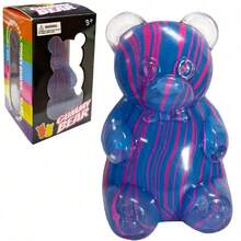 1/2/12pcs Cute Bear Squeeze Stress Relief Ball, Children Sensory Toy To Relieve Stress, Squeezy Candy Ball, Children Party Favor, Squeeze Toy, Stress Relief Toy, Easter Egg Filler - Gấu chảy - Xem 5