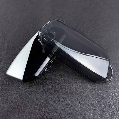 1 件 TPU 汽车遥控钥匙保护套，适用于宝马 X1 U11 I7 G70 X7 Lci 320i F20 U06 M3 GTR X3 X5 X7 F48 2023 2024 款车型及配件
