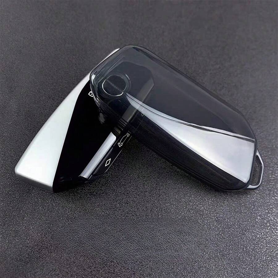 1 件 TPU 汽车遥控钥匙保护套，适用于宝马 X1 U11 I7 G70 X7 Lci 320i F20 U06 M3 GTR X3 X5 X7 F48 2023 2024 款车型及配件 - 保護套 - 查看 1