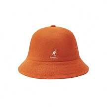 Kangol Kangaroo Hat - Boater Hat For Women, Suitable For Spring, Summer, Autumn And Winter, Making The Face Look Smaller.Round-Top Towel Cap For Men, A  Brand. KKVQ - Khăn tắm nhãn đen trắng, mũ ngư dân - Xem 3