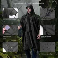 2pcs Raincoat Set With Jacket And Pants, Casual Waterproof Hooded Raincoat, Unisex, Includes Storage Bag, Thick Waterproof, Windproof, Quick-Drying, Breathable - Ideal For Cycling, Hiking, Outdoor Adventure, Back To School, Travel. Men's High-Quality Full-Zip Rainsuit - Durable All-Weather Motorcycle And Outdoor Gear, Full-Zip Raincoat And Pants - Men's Raincoat - View 11