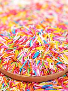 20g/Peça Contas de Barro Polímero Realistas e Coloridas em Formato de Estrela, Acessório Criativo de Preenchimento de Joias DIY - Multicolorido - Visão 3