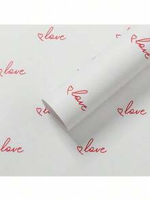 40/20pcs Red/Pink/White/Black Waterproof Floral Wrapping Paper, Valentine's Day Love Gift Flower Wrapping Paper, Romantic "Love" Letter And Heart Pattern Decor Flower Wrapping Paper, Flower Bouquet Decor, Suitable For DIY Gift Packaging, Flower Shop Supplies, Flower Bouquet Supplies, Gift Wrapping Paper, Fresh Flower Wrapping Paper - 多色的 - 查看 10