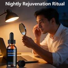 YOUNGCOME 男士精华液，胶原蛋白 & 元明精华，优质切割保湿柔滑精华液，提亮肤色，适合所有肤质 1.35/2.03 液盎司 - Collagen - 查看 9