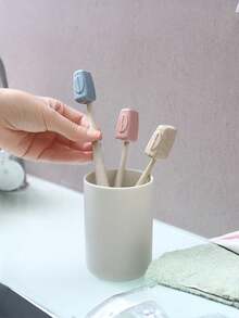 1/4/8pcs Portable Toothbrush Head Cover, Travel Toothbrush Holder, Household Breathable Dustproof Toothbrush Case, Toothbrush Cap, Toothbrush Protector, Suitable For Home Daily, Outdoor Travel, Business, Camping, Back To School, Bathroom Decor, Summer Travel Accessories, Bathroom Accessories, Home Supplies, Personal Care Organizer, Travel Essentials - Multicolor - View 7