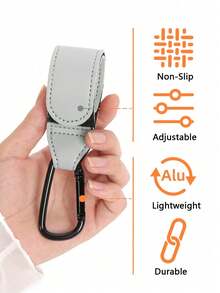 2 móc treo xe đẩy em bé, móc treo túi xe đẩy đa năng, móc treo đồ dùng trên xe hơi, ba lô. - Nhiều màu - Xem 11