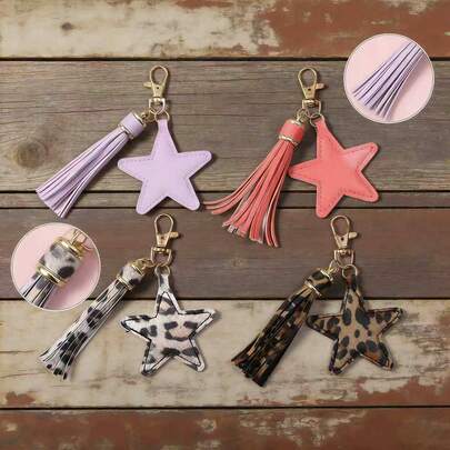 Sở thích & Đồ sưu tầm, Đồ dùng tiệc tùng, Móc khóa ngôi sao đang thịnh hành, Móc khóa tua rua bằng da PU, Mặt dây chuyền chìa khóa họa tiết da báo, Phụ kiện túi xách thời trang, Phụ kiện chìa khóa xe hơi dễ thương, Giá đỡ chìa khóa trang trí, Quà tặng bạn bè, Thích hợp sử dụng hàng ngày, Trang trí túi xách, Sắp xếp chìa khóa, Quà tặng tiệc tùng, Trưng bày bộ sưu tập, Tặng quà, Trang trí ba lô, Trang trí chìa khóa xe hơi, Quà tặng sinh viên, Phụ kiện thời trang