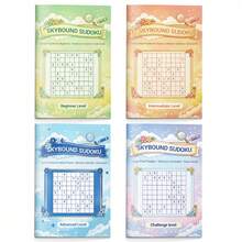 Sổ tay học Sudoku, nhật ký ghi chép logic số với các trang câu đố từ cấp độ cơ bản đến nâng cao, thích hợp cho trường học, gia đình và sử dụng hàng ngày. - Nhật ký viết trò chơi ghép số - Xem 9