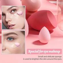 TUOGTCI Professional Soft Makeup Sponge Blender - Makeup Tool, Suitable For Foundation, Eyeshadow, Loose Powder - Applicable For All Makeup Types, Contouring And Highlighting, Dry And Wet Use, Essential For Party And Daily Makeup - Pink - View 3