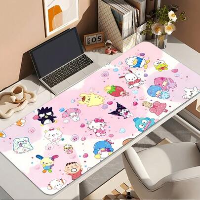 1pc Family Game Mouse Pad - Non-Slip Rubber Base, Easy To Clean, Desktop Decor; Suitable For Office, School And Home Decoration; Desk Mat; Ideal Gift For Fans And Friends.