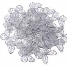 32片精美刺绣网纱蝴蝶布贴，手工DIY发夹、发圈、首饰配件 - 蝴蝶 - 查看 16