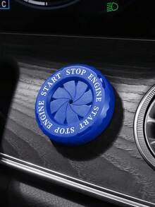 3cm Flat Surface Engine Start Button Decorative Cover - Rotatable ABS Decorative Ring With Adhesive Backing, Fits Keyless Ignition Switch, No Drilling Required, Multiple Designs, Engine Start Button Decorative Cover - Car Interior Accessories - One-click Start Sticker - View 15
