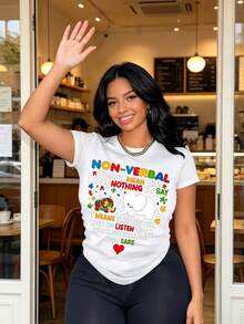 Women T-Shirts - White - View 6