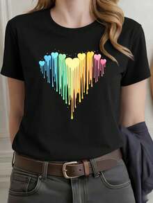 Women T-Shirts - Black - View 1