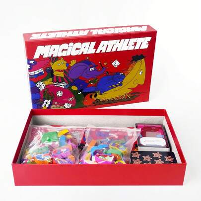 Trò chơi cờ bàn Vận động viên thần kỳ - Trò chơi đua xe tiếng Anh, Trò chơi chiến lược nhiều người chơi, Vui nhộn, Phiên bản hộp lớn cao cấp, Món quà sinh nhật tuyệt vời nhất, Không thể thiếu cho hoạt động xây dựng đội nhóm và các ngày lễ.