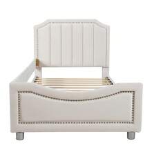 Kids Bed Frames, Headboards & Footboards - Beige + Solid Wood - View 10