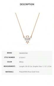 Swarovski Magic Lady Necklace 5735417 - White 5735417 - View 6