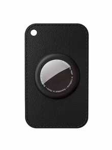 1pc Creative Card-Style Apple Wallet Phone Case, Anti-Lost Tracking Holder With Keychain Pendant - Multicolor - View 6