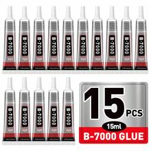 15 PCS 15ml B7000 Clear Super Glue, Rhinestone & Craft Glue With Precision Tip, Bedazzling Kit Supplies For Jewelry Making, DIY, Shoes, Crafts - 15 - View 11