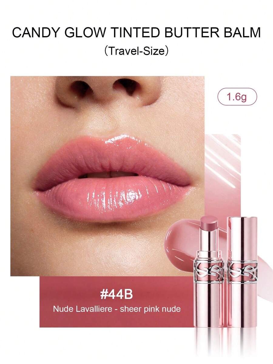 Yves Saint Laurent 1.6克/0.05盎司旅行装亮泽润唇膏 #44B 裸色 Lavalliere - 透明裸粉色 - #44B - 查看 1