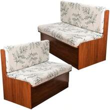 CRFATOP - Juego de 2 fundas de cojín impresas para caravana fundas elásticas para asiento de caravana fundas elásticas para sofá de dos plazas protector de futón para caravana banco de coche 2 - Color B02 - Ver 9