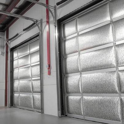 VEVOR Reflective Insulation Roll, 2 Car Garage Door Thermal Insulation Kit, 6mm 5.49 M X 0.61 M, 4 Rolls Aluminum Foil EPE Foam Core Radiant Barrier, White PE Film Heat Shield For Garage Doors