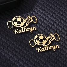 Hebilla de zapato personalizada de acero inoxidable con correa, hebilla de cordones personalizada, accesorios decorativos para zapatos, regalo personalizado para mujeres y hombres - Multicolor - Ver 12
