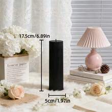7 candele profumate in stile retrò francese: candele a pilastro a forma di ingranaggio nero (diametro 5 cm) - perfette per creare un'atmosfera e come accessori fotografici. Candele a forma di ingranaggio, candele cilindriche, adatte per decorazioni da matrimonio, regali per amici, decorazioni per la casa in stile minimalista, decorazioni per feste/cene, omaggi per la famiglia, regali per uomini/donne, candele di alta qualità, regali per le vacanze, decorazioni per hotel/tavoli. - A - Visualizzare 13