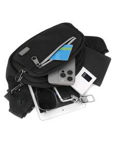 Men's Waterproof & Durable Crossbody Chest Bag, Multifunctional Casual Sports Shoulder Bag - Multicolor - View 6