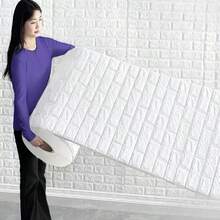 Miếng dán tường giả gạch 3D bằng xốp, giấy dán tường tự dính chống va chạm, decal trần chống thấm nước, chống ẩm, dễ dán và bóc, có thể lau chùi và cắt được, thích hợp cho nhà bếp, phòng khách, phòng tắm, hành lang, miếng dán tường phòng tắm. - Mẫu gạch - Xem 2