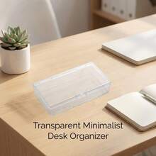 Transparent Plastic Storage Box With Hinged Lid - Clear Storage Container, Suitable For DIY Crafts, Jewelry And Small Items, Secure Latch Design, Stackable For Easy Storage, Jewelry Storage Box - Clear - View 7