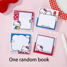 SANRIO 50 tờ giấy ghi chú hình mèo hoạt hình dễ thương, đồ dùng học tập cho học sinh, phần thưởng ở trường, quà sinh nhật cho bé gái. - Nhiều màu - Xem 8