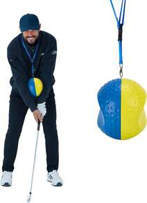 MELE LINKS Golf Training Aid Ball, Golf Training Ball Between Arms Optimize Impact Accuracy And Swing, Fix Slicing, Scooping &Amp; Chicken Wing, Make Training Efficient Golf Swing Trainer - Large - View 2