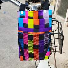 Electric Bicycle Hanging Bag, Bicycle Storage Bag, Front Basket, Phone Pouch, Cycling Accessories - Multicolor - View 7