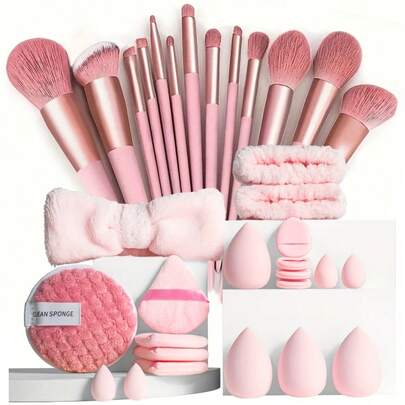 TUOGTCI Professional Soft Makeup Sponge Blender - Makeup Tool, Suitable For Foundation, Eyeshadow, Loose Powder - Applicable For All Makeup Types, Contouring And Highlighting, Dry And Wet Use, Essential For Party And Daily Makeup