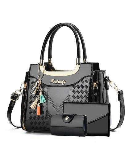 Bolso de hombro retro de moda, bolso cruzado multifuncional de gran capacidad, diseño elegante, nuevo bolso cuadrado pequeño de moda para mujer, bolso de hombro versátil y casual de gran capacidad que se puede llevar al hombro o cruzado, adecuado para salidas, viajes, compras, nuevo bolso de mano colorblock de mujer de estilo elegante, versátil y casual, de gran capacidad que se puede llevar al hombro o cruzado