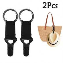 1Pc/2/3/4Pcs Outdoor Travel Multi-Function Hat Clip Portable Backpack Hat Storage Clip Sun Hat Hanging Bag Anti-Loss Clip Button Hot-Selling Style - Multicolor - View 13