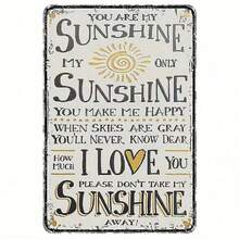 Love In The Sunshine, Wooden Plaque, Unique Sign, Miracle In The Home - Multicolor - View 2