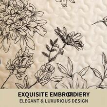 1 pieza Funda de almohada decorativa con estampado floral de franela, sin relleno de almohada, adecuada para sala de estar, sofá, cabecera de dormitorio, decoración suave para habitación modelo - Flores blancas - Ver 6