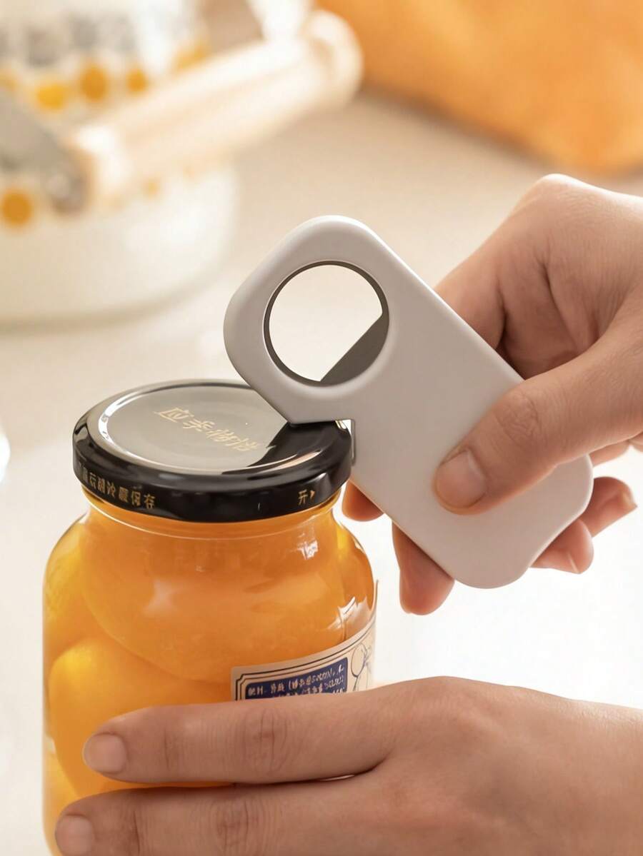 Dụng cụ mở nắp chai 3 trong 1 bằng thép không gỉ, tay cầm dễ cầm nắm, dụng cụ bền chắc dùng cho bia, nước ngọt và đồ hộp. - Nhiều màu - Xem 1