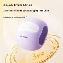 3-In-1 Silicone Rubber Ball, Jaw Line Shaping Tool, Exercises Jaw, Gums And Neck, Chewing Strength Training Or V-Line Face Shaping - Multicolor - View 3