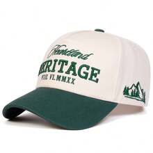1顶男士 Heartland Heritage Viil Vl.Mmxx 卡车帽，个性化刺绣字母棒球帽，街头时尚五片帽，户外防晒休闲帽，适合春秋季旅行、海滩度假、夏季、假日、节日 - 多色 - 查看 3