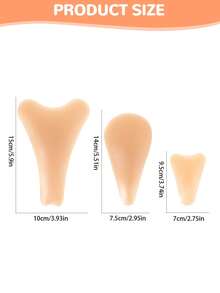 3pcs/Set Silicone Covers Provides Invisible Protection And Is Designed For Swimwear And Pants - Multicolor - View 5