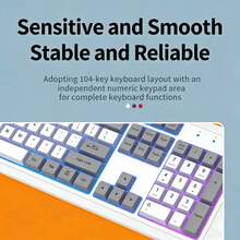 Acer OKB0A0 Quiet Wired Keyboard With Mechanical Touch, Membrane Design, Backlit, Suitable For Gaming, Office, Desktop & Laptop Use - View 5